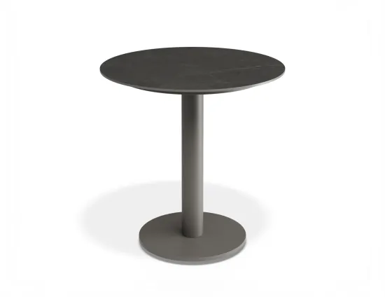 Orb Sidetable Basalt Charcoal