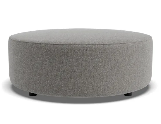 Lune Round High Ottoman 100cm Fossil Product