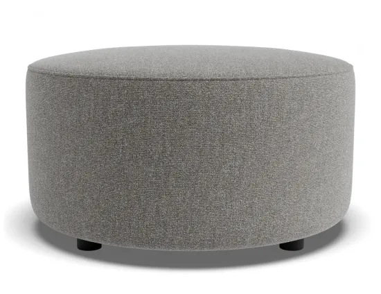 Lune Round High Ottoman 70cm Fossil Product