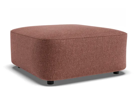 Lune Square High Ottoman 80cm Berry Product