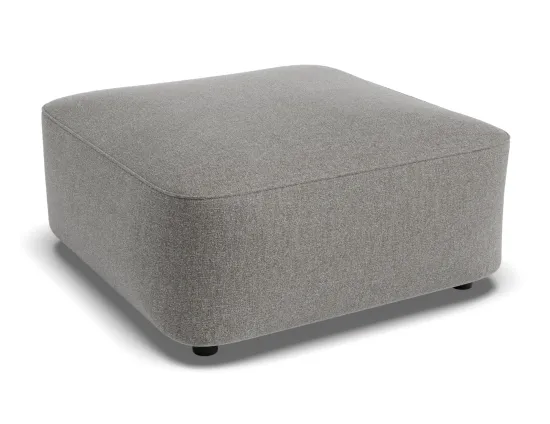Lune Square High Ottoman 80cm Fossil Product