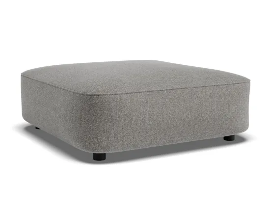 Lune Square Low Ottoman 80cm Fossil Product