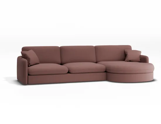 Monte 3seaterpillow Largechaise Desirecoral