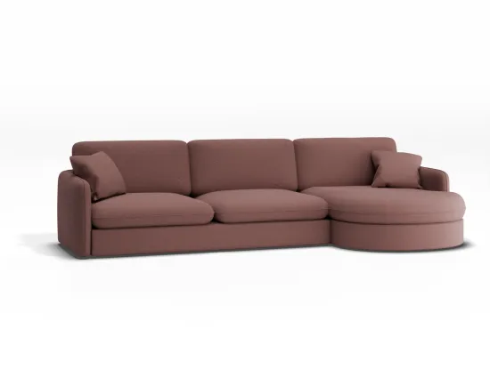 Monte 3seaterpillow Mediumchaise Desirecoral