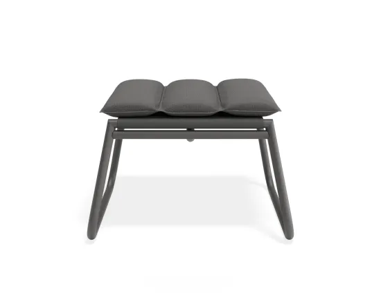 Paloma Footrest Charcoal Darkgrey