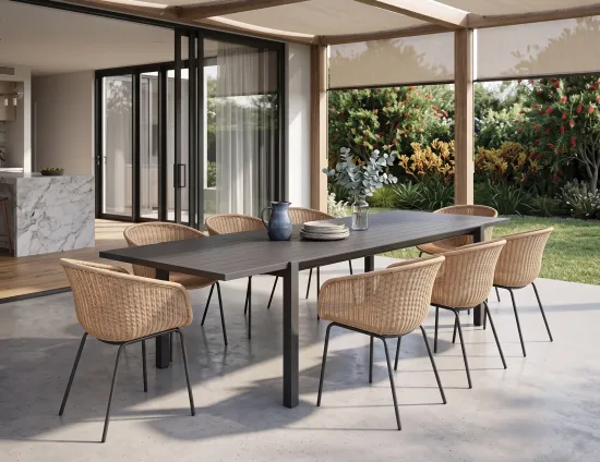 Reflect Charcoal Table