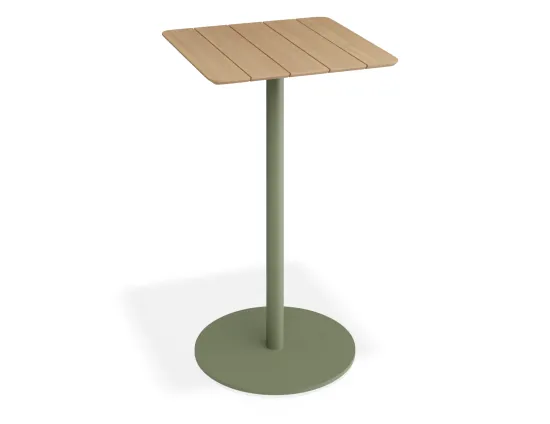 Roku Teakbartable 65x65 Green