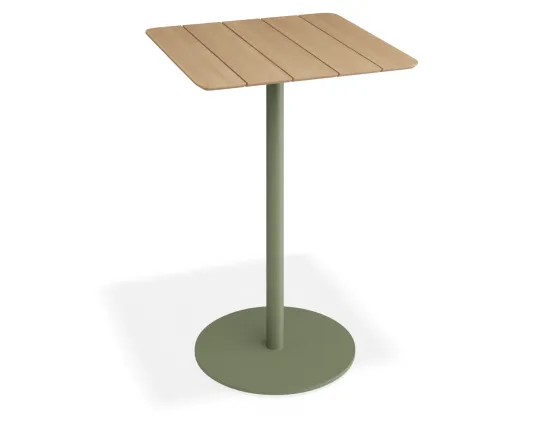 Roku Teakbartable 75x75 Green