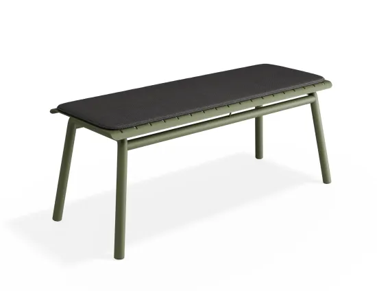 Roku Bench120 Charcoal Green