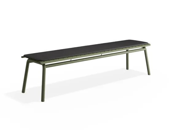Roku Bench190 Charcoal Green