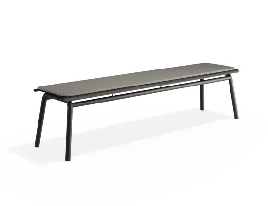 Roku Bench190 Lightgrey Charcoal