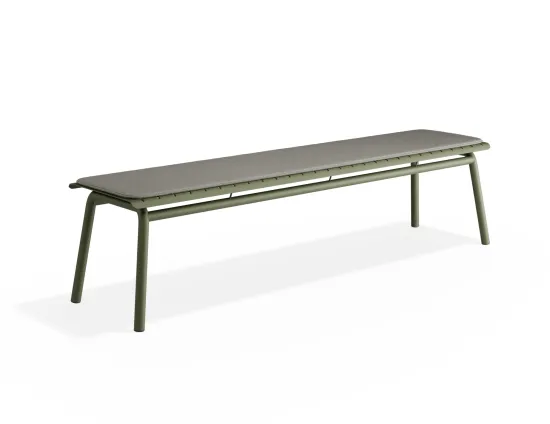 Roku Bench190 Lightgrey Green