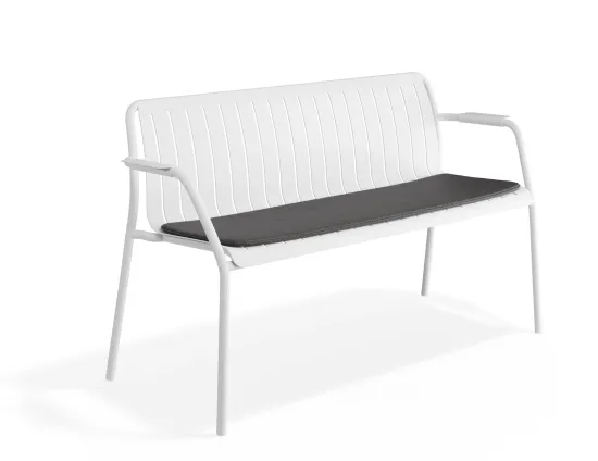 Roku Gardenbench Charcoal White