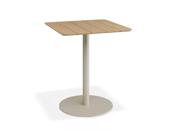 Roku Teakcafetable 65x65 Latte