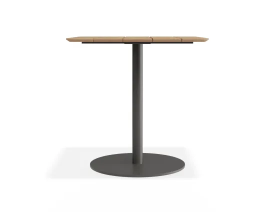 Roku Teakcafetable 75x75 Charcoal