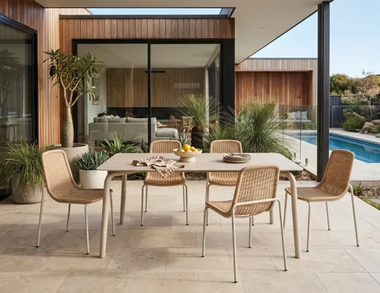 Roku Outdoor Table 160cm Ceramic