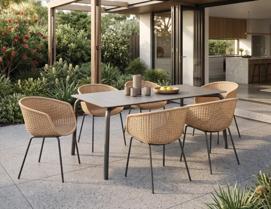 Charcoal 16 Cm Roku Dining Table