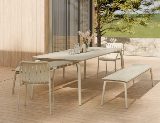 Roku Diningtable 240 Bench Latte Residential