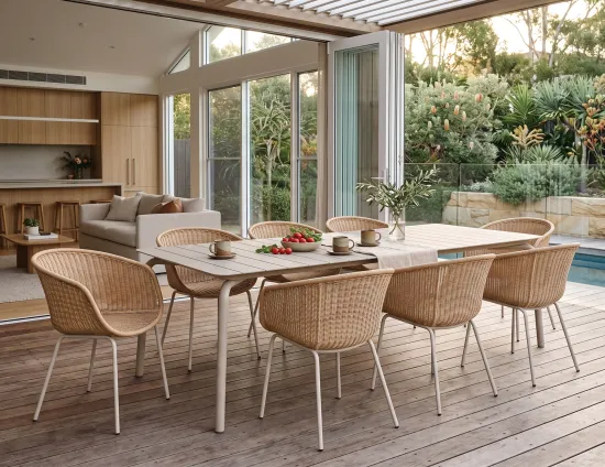 Tulum Chair 220 Outdoor Dining Table