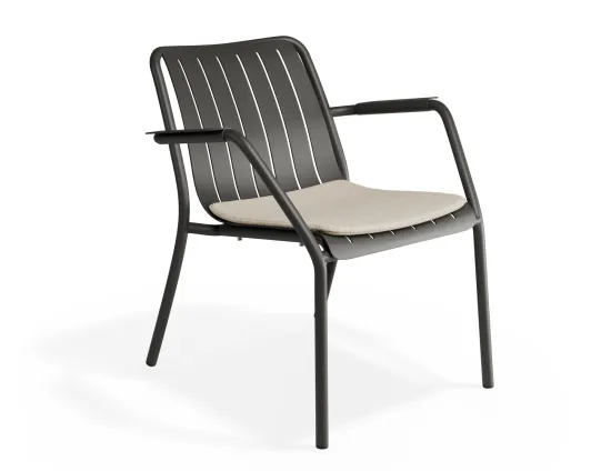 Roku Loungechair Husk Charcoal