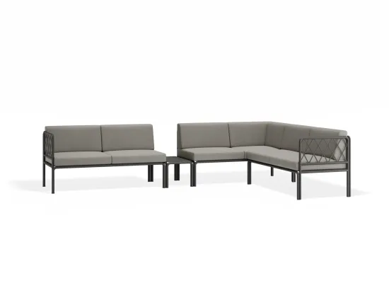 Sevillev2 Configj Charcoalframe Lightgreycushion Extension