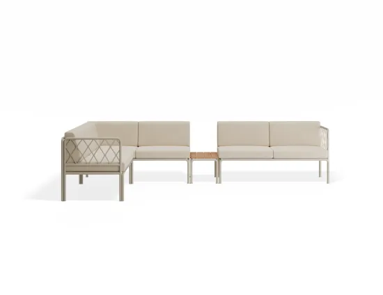 Seville Configi Latteframe Huskcushion Teakextension