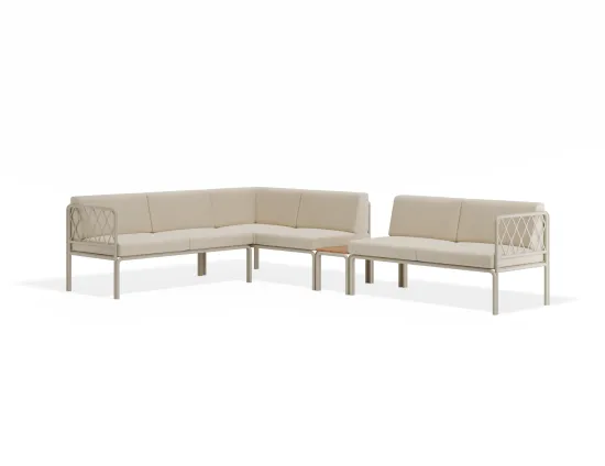 Seville Configi Latteframe Huskcushion Teakextension