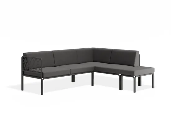 Sevillev2 Configg Charcoalframe Darkgreycushion Cushionextension