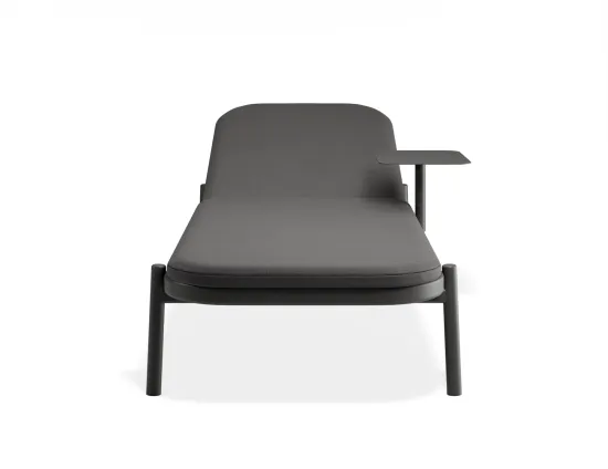 Verano Sunlounge Sidetable Charcoalframe Darkgreyfabric
