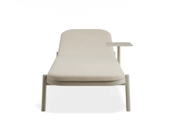 Verano Sunlounge Sidetable Latteframe Huskfabric