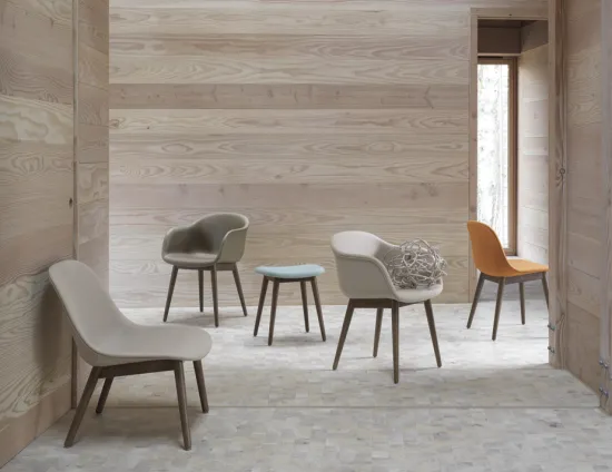 Fiber Armchair Wood