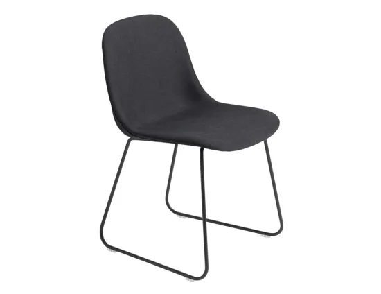Fiber Chair Upholstered Fabric Sled