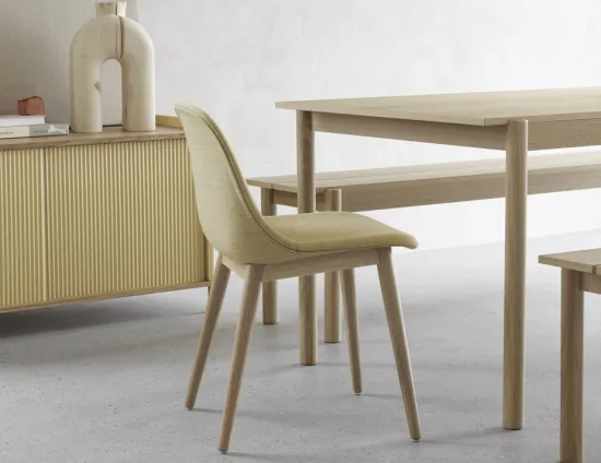Fiber Chair Upholstered Insitu