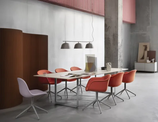 Fiber Chair Upholstered Swivel