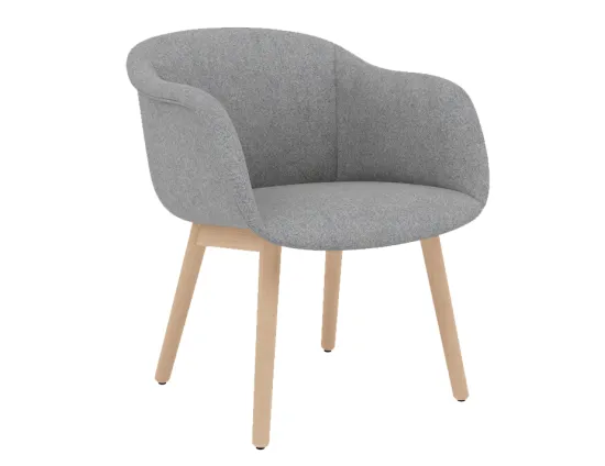 Fibersoft Armchair Wood