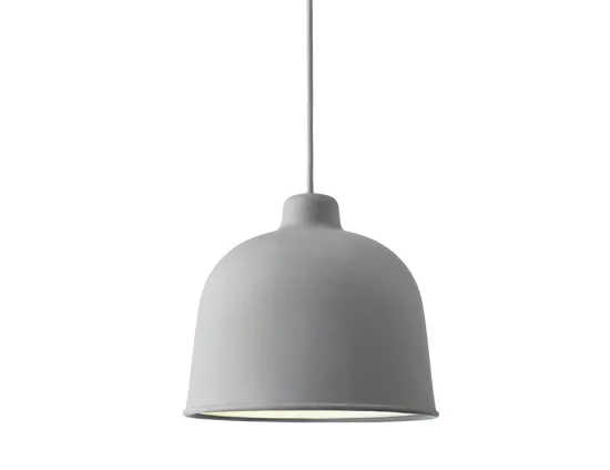 Muuto Grain Pendant 0007 Grain Pendel Lamp Grey Med Res