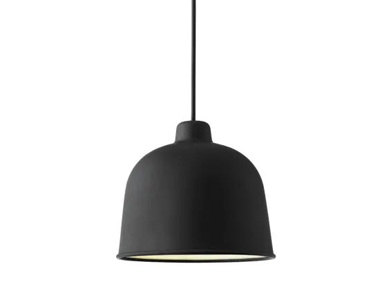 Muuto Grain Pendant 0011 Grain Pendel Lamp Black Med Res