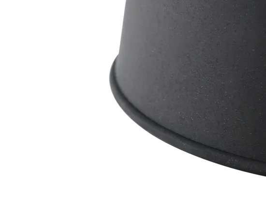 Muuto Grain Pendant 0012 Grain Pendel Lamp Black CLOSEUP Med Res