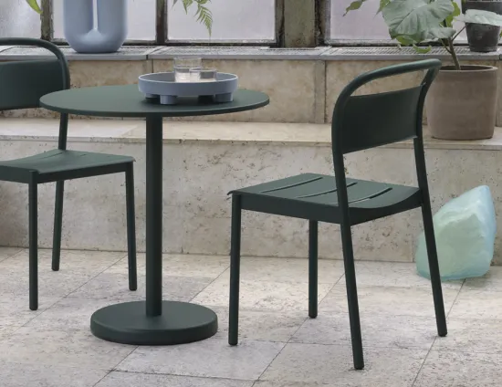 Linear Range Side Chair Black