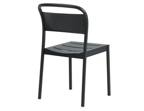 Linear Range Side Chair Black