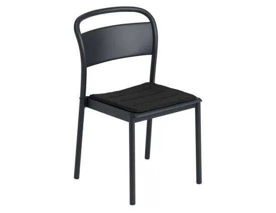 Linear Range Side Chair Black