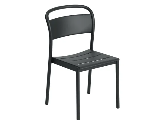 Linear Range Side Chair Black