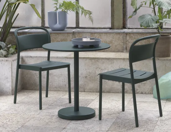 Linear Range Side Chair Black