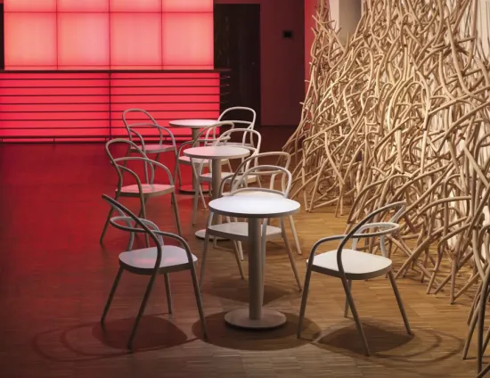 002 Bentwood Chair Pigment Finish Insitu