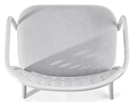 822 Lounge Armchair Pigment Padded Insitu