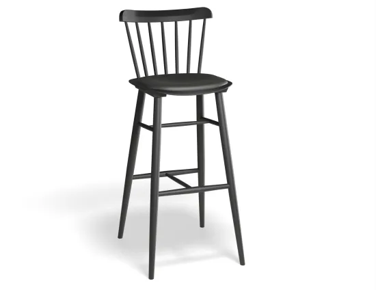 Ironica Barstool 80cm Pad Blackgrain Mdr