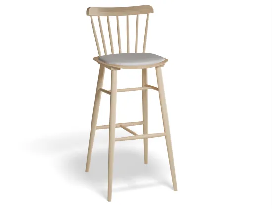Ironica Barstool 80cm Pad Oak Jim