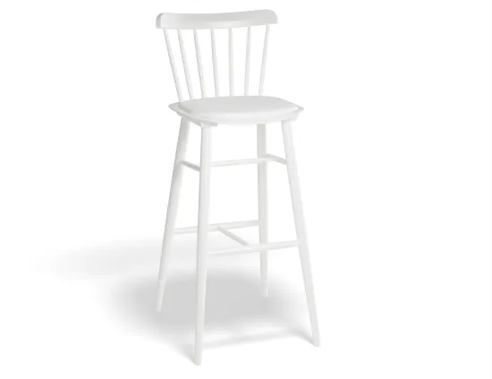 Ironica Barstool 80cm Pad Whitepigment Prince