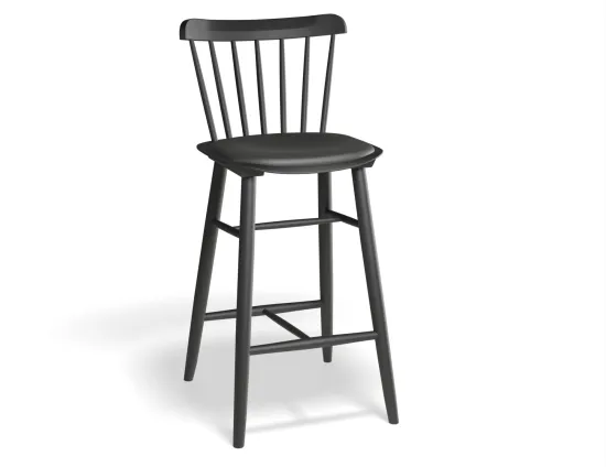 Ironica Kitchenstool 66cm Pad Blackgrain Mdr