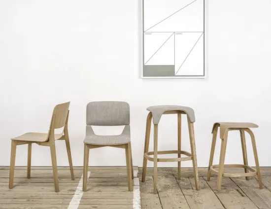 Leaf Chair Upholstered Insitu